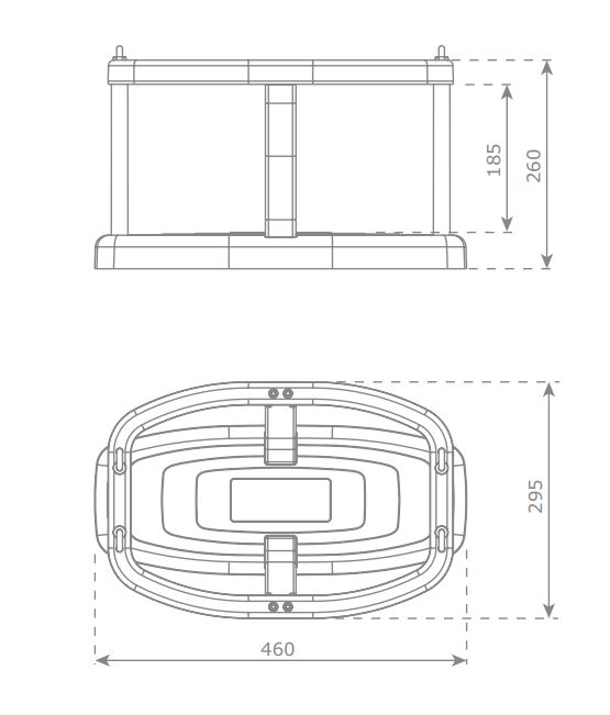 Közterületi bébihinta lánc nélkül - Image 3